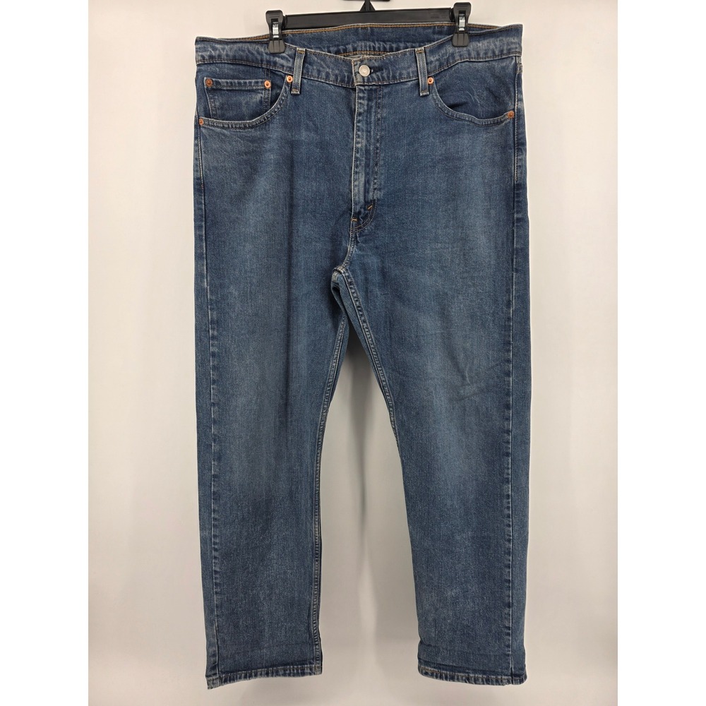 Levi's 505 Regular Fit Straight Leg Jeans Mens Blue 38x32
